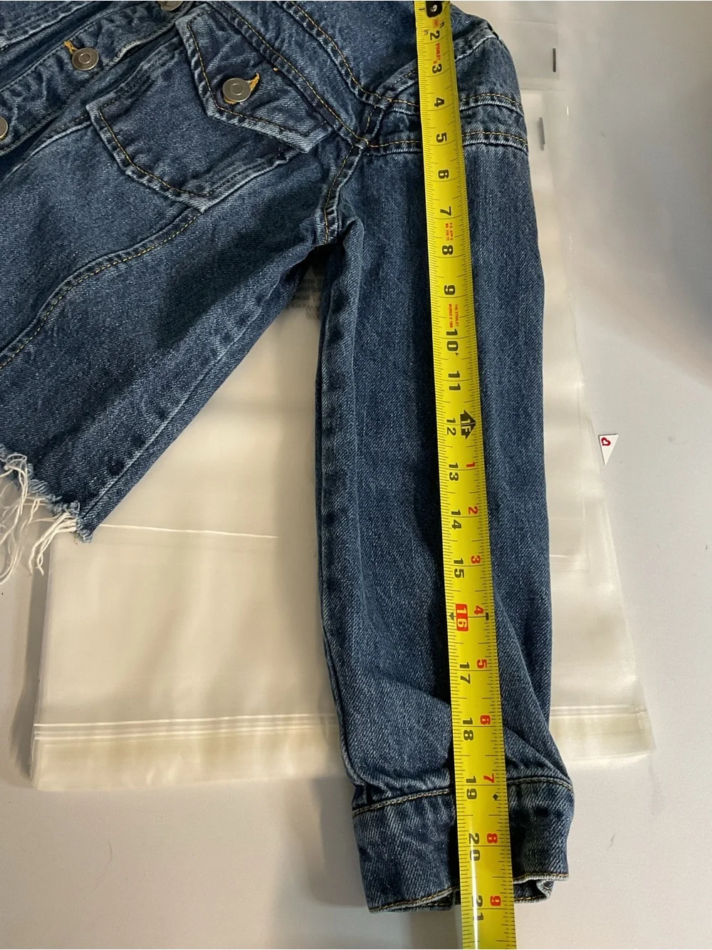 GB girls Blue Denim Button-Front Jean Jacket